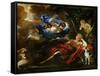 Diana and Endymion-Luca Giordano-Framed Stretched Canvas