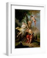 Diana and Endymion-Frans Christoph Janneck-Framed Giclee Print