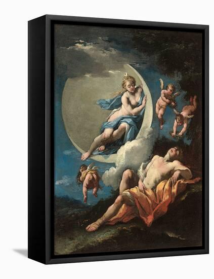 Diana and Endymion-Michele Rocca-Framed Stretched Canvas