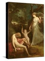 Diana and Endymion-Hugh Douglas Hamilton-Stretched Canvas