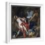 Diana and Her Nymph Surprised by Satyr-Sir Anthony Van Dyck-Framed Giclee Print