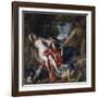 Diana and Her Nymph Surprised by Satyr-Sir Anthony Van Dyck-Framed Giclee Print