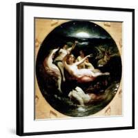 Diana and Her Nymphs, 1850-John George Naish-Framed Giclee Print