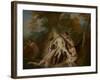 Diana and Her Nymphs Bathing, 1722-4-Jean Francois de Troy-Framed Giclee Print