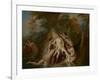 Diana and Her Nymphs Bathing, 1722-4-Jean Francois de Troy-Framed Giclee Print