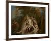 Diana and Her Nymphs Bathing, 1722-4-Jean Francois de Troy-Framed Giclee Print