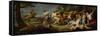 Diana and Her Nymphs Discoverd by Satyrs-Peter Paul Rubens-Framed Stretched Canvas