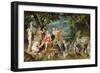 Diana and Her Nymphs Preparing to Leave For the Hunt-Jan Brueghel the Elder-Framed Giclee Print