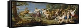 Diana and Her Nymphs Surprised by Satyrs, 1638-1640-Peter Paul Rubens-Framed Stretched Canvas