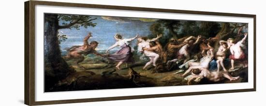 Diana and Her Nymphs Surprised by the Fauns, 1638-1640-Peter Paul Rubens-Framed Giclee Print