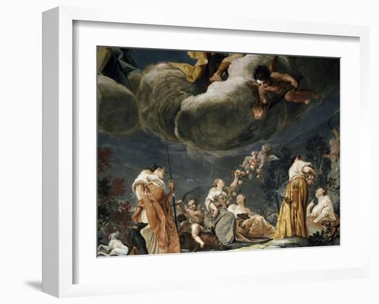 Diana and Her Nymphs-Giuseppe Maria Crespi-Framed Giclee Print