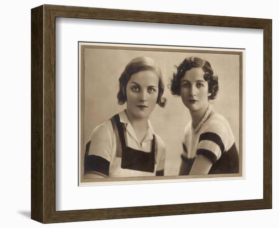 Diana and Nancy Mitford-null-Framed Photographic Print