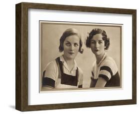 Diana and Nancy Mitford-null-Framed Photographic Print