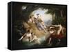 Diana and Nymphs Bathing-Emil Jacobs-Framed Stretched Canvas