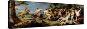 Diana and Nymphs with Fauns-Peter Paul Rubens-Stretched Canvas