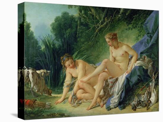 Diana Bathing, 1742-Francois Boucher-Stretched Canvas