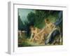 Diana Bathing, 1742-Francois Boucher-Framed Giclee Print