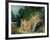 Diana Bathing, 1742-Francois Boucher-Framed Giclee Print