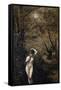 Diana Bathing, 1873-1874-Jean-Baptiste-Camille Corot-Framed Stretched Canvas