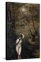 Diana Bathing, 1873-1874-Jean-Baptiste-Camille Corot-Stretched Canvas