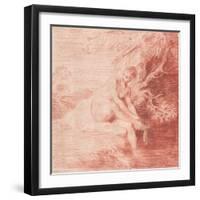 Diana Bathing, C. 1716-Jean Antoine Watteau-Framed Giclee Print