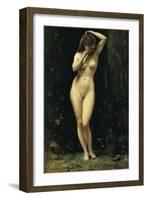 Diana Bathing (The Fountain)-Jean-Baptiste-Camille Corot-Framed Giclee Print