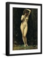 Diana Bathing (The Fountain)-Jean-Baptiste-Camille Corot-Framed Giclee Print