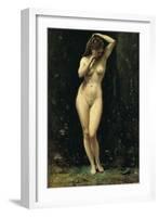 Diana Bathing (The Fountain)-Jean-Baptiste-Camille Corot-Framed Giclee Print