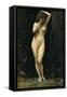 Diana Bathing (The Fountain)-Jean-Baptiste-Camille Corot-Framed Stretched Canvas
