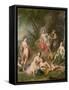 Diana Bathing with Her Nymphs-Jacopo Amigoni-Framed Stretched Canvas
