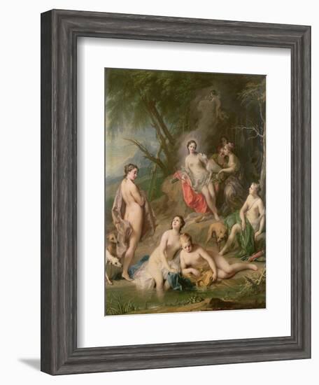 Diana Bathing with Her Nymphs-Jacopo Amigoni-Framed Giclee Print