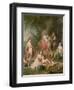 Diana Bathing with Her Nymphs-Jacopo Amigoni-Framed Giclee Print