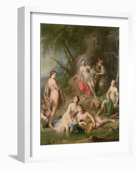 Diana Bathing with Her Nymphs-Jacopo Amigoni-Framed Giclee Print