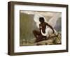 Diana Bathing-Jacques Fernand Hymbert-Framed Giclee Print