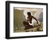 Diana Bathing-Jacques Fernand Hymbert-Framed Giclee Print