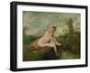 Diana Bathing-Jean Antoine Watteau-Framed Giclee Print