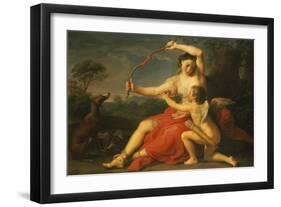 Diana Breaking Cupid's Bow, 1761-Pompeo Batoni-Framed Giclee Print