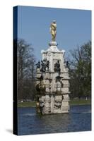 Diana Fountain, Bushy Park, Hampton, London, England, United Kingdom-Rolf Richardson-Stretched Canvas