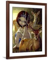 Diana in the Forest-Jasmine Becket-Griffith-Framed Art Print