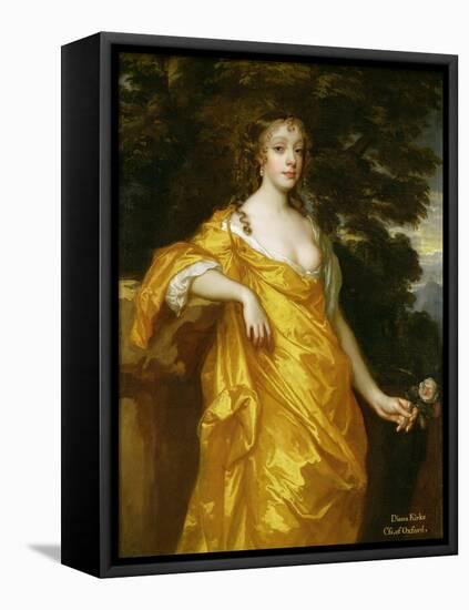 Diana Kirke, Later Countess of Oxford, c.1665-70-Sir Peter Lely-Framed Stretched Canvas