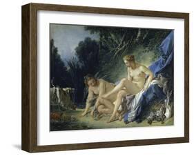 Diana Leaving the Bath, c.1742-Francois Boucher-Framed Giclee Print