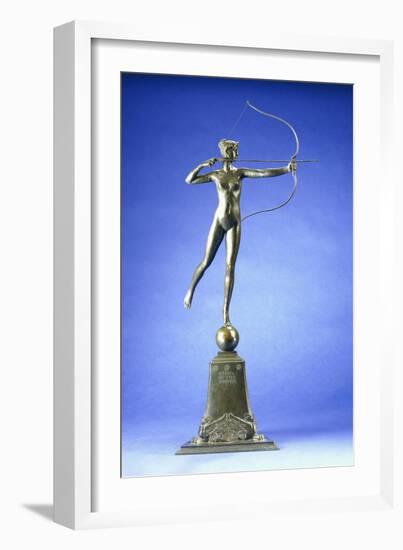 Diana of the Tower', a Bronze Figure, 1899-Augustus Saint-gaudens-Framed Giclee Print