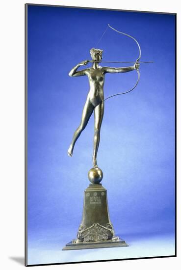 Diana of the Tower', a Bronze Figure, 1899-Augustus Saint-gaudens-Mounted Giclee Print