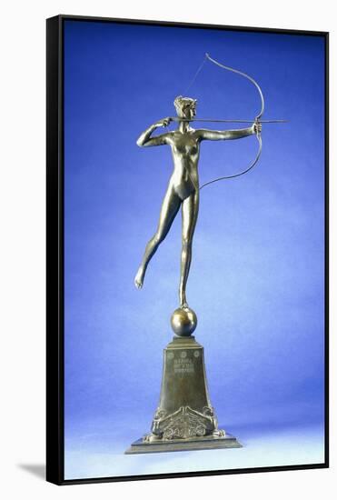 Diana of the Tower', a Bronze Figure, 1899-Augustus Saint-gaudens-Framed Stretched Canvas