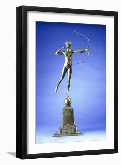 Diana of the Tower', a Bronze Figure, 1899-Augustus Saint-gaudens-Framed Premium Giclee Print