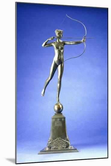 Diana of the Tower', a Bronze Figure, 1899-Augustus Saint-gaudens-Mounted Giclee Print