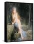 Diana (Oil on Panel)-Jules Joseph Lefebvre-Framed Stretched Canvas