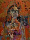 Portrait in Orange-Diana Ong-Giclee Print