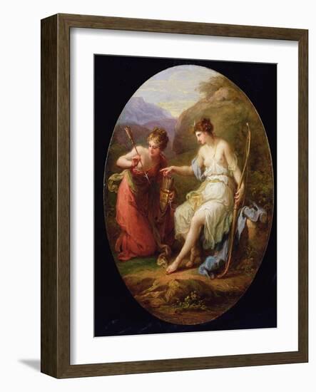 Diana Preparing for Hunting-Angelica Kauffmann-Framed Giclee Print