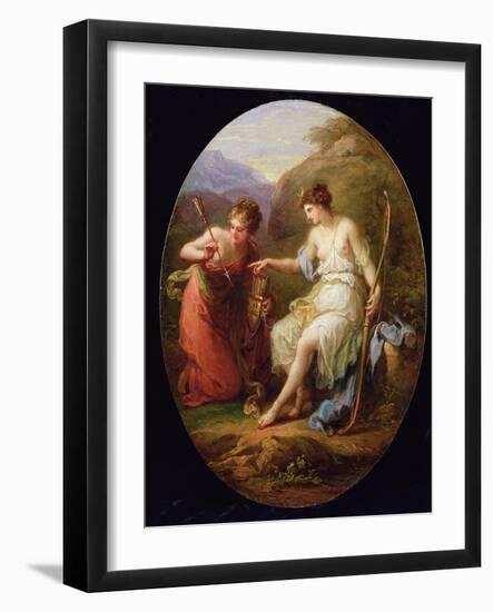 Diana Preparing for Hunting-Angelica Kauffmann-Framed Giclee Print